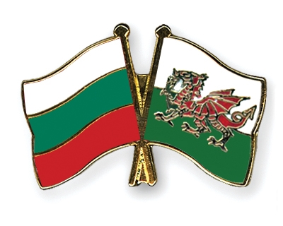 Fahnen Pins Bulgarien Wales
