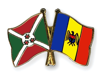 Fahnen Pins Burundi Moldau