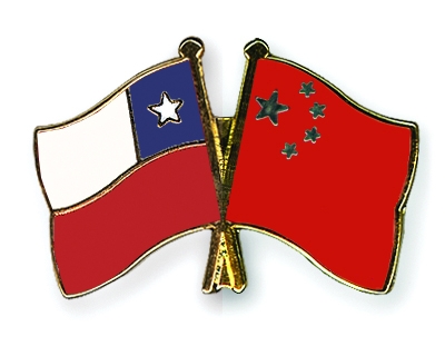 Fahnen Pins Chile China