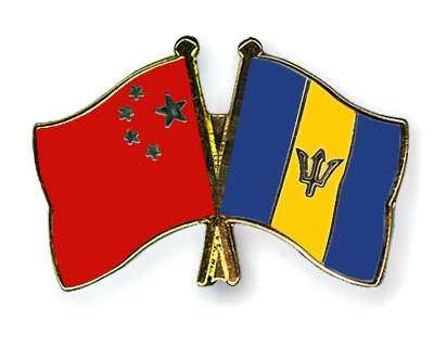 Fahnen Pins China Barbados