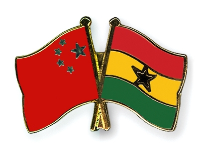 Fahnen Pins China Ghana