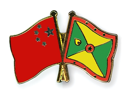 Fahnen Pins China Grenada