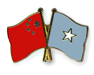 Fahnen Pins China Somalia