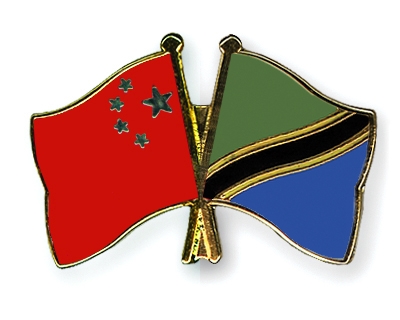 Fahnen Pins China Tansania