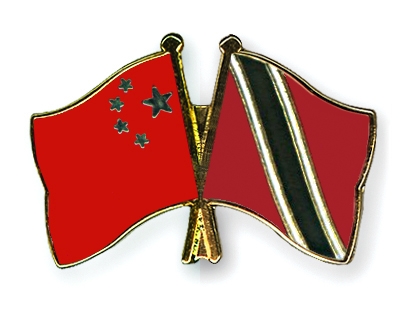 Fahnen Pins China Trinidad-und-Tobago