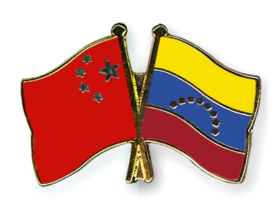 Fahnen Pins China Venezuela