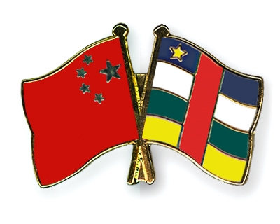 Fahnen Pins China Zentralafrikanische-Republik