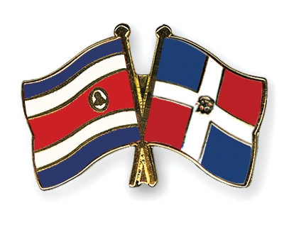 Fahnen Pins Costa-Rica Dominikanische-Republik