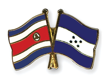 Fahnen Pins Costa-Rica Honduras