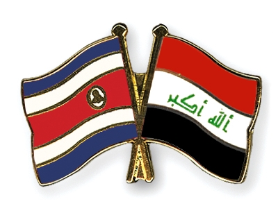 Fahnen Pins Costa-Rica Irak