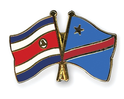 Fahnen Pins Costa-Rica Kongo-Demokratische-Republik