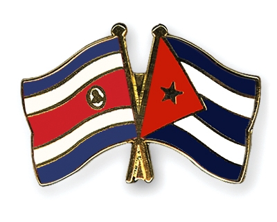 Fahnen Pins Costa-Rica Kuba