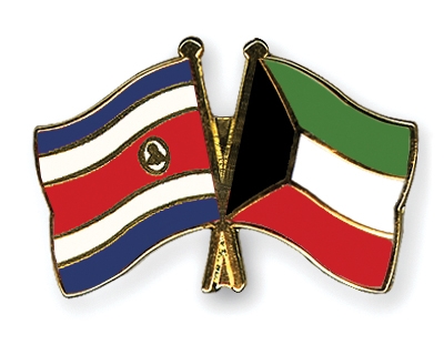 Fahnen Pins Costa-Rica Kuwait