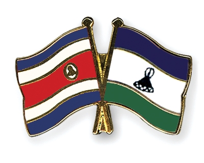 Fahnen Pins Costa-Rica Lesotho