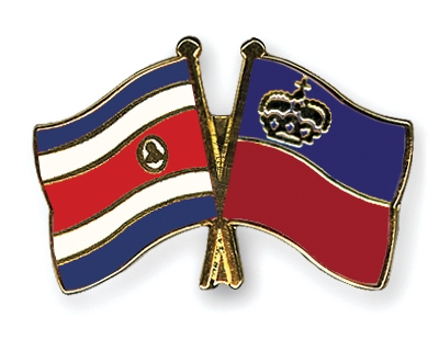 Fahnen Pins Costa-Rica Liechtenstein
