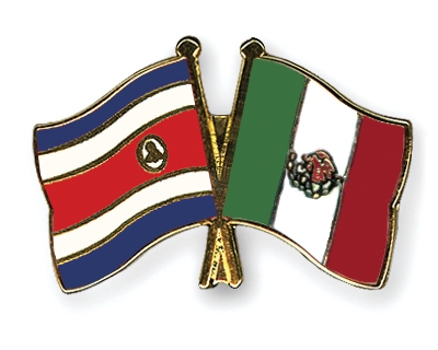 Fahnen Pins Costa-Rica Mexiko
