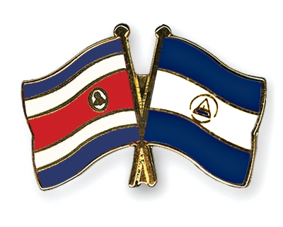 Fahnen Pins Costa-Rica Nicaragua