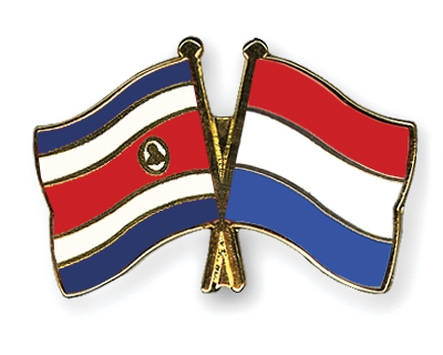 Fahnen Pins Costa-Rica Niederlande