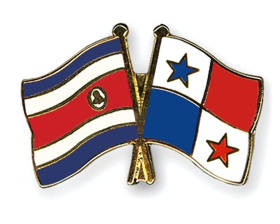 Fahnen Pins Costa-Rica Panama