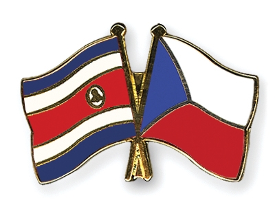 Fahnen Pins Costa-Rica Tschechische-Republik