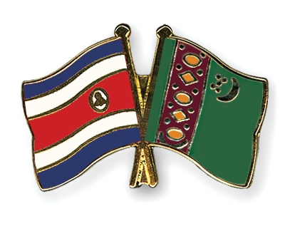 Fahnen Pins Costa-Rica Turkmenistan