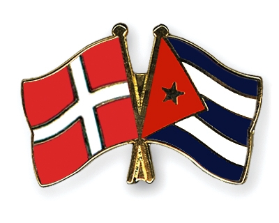 Fahnen Pins Dnemark Kuba