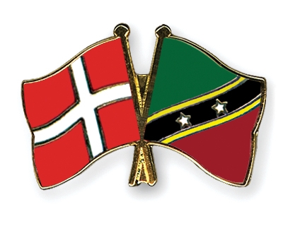 Fahnen Pins Dnemark St-Kitts-und-Nevis
