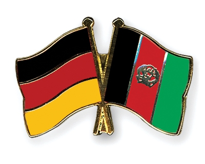 Fahnen Pins Deutschland Afghanistan