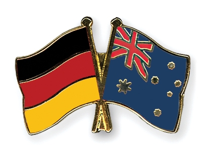 Fahnen Pins Deutschland Australien