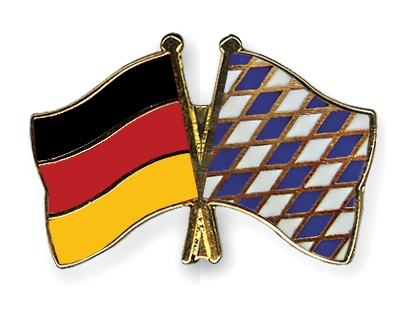 Fahnen Pins Deutschland Bayern