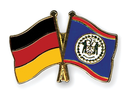 Fahnen Pins Deutschland Belize
