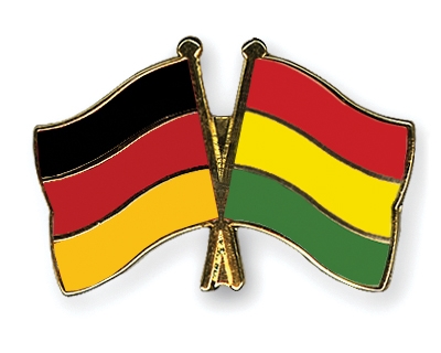 Fahnen Pins Deutschland Bolivien