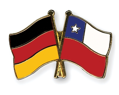 Fahnen Pins Deutschland Chile