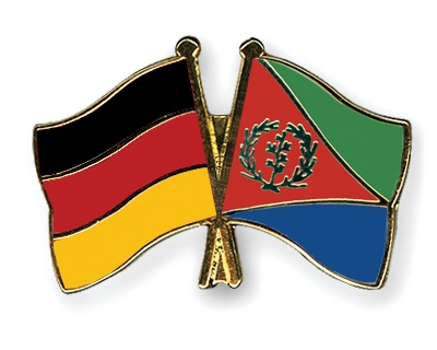 Fahnen Pins Deutschland Eritrea
