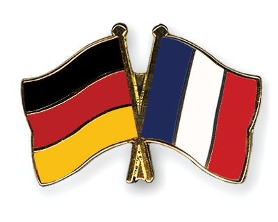 Fahnen Pins Deutschland Frankreich