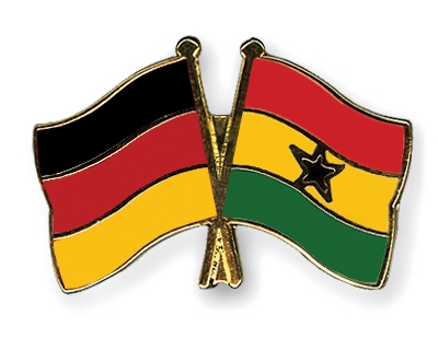 Fahnen Pins Deutschland Ghana