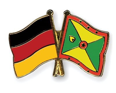 Fahnen Pins Deutschland Grenada