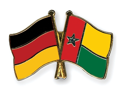 Fahnen Pins Deutschland Guinea-Bissau