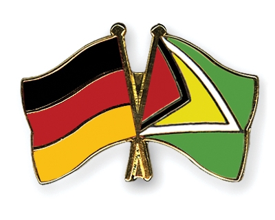 Fahnen Pins Deutschland Guyana
