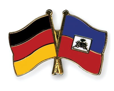 Fahnen Pins Deutschland Haiti