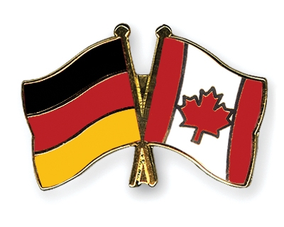 Fahnen Pins Deutschland Kanada