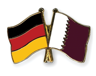 Fahnen Pins Deutschland Katar