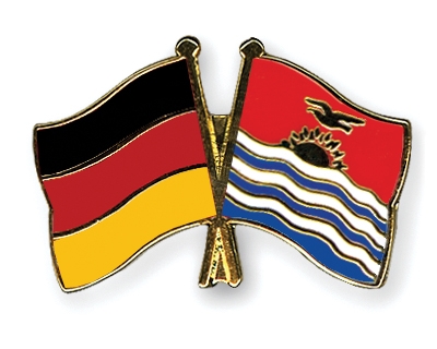 Fahnen Pins Deutschland Kiribati