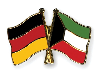 Fahnen Pins Deutschland Kuwait