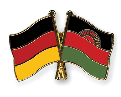 Fahnen Pins Deutschland Malawi