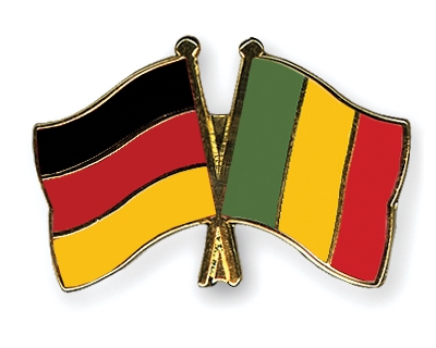 Fahnen Pins Deutschland Mali