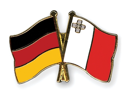 Fahnen Pins Deutschland Malta