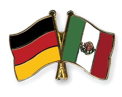 Fahnen Pins Deutschland Mexiko