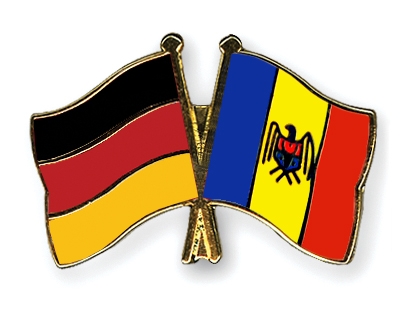 Fahnen Pins Deutschland Moldau