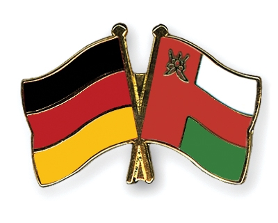 Fahnen Pins Deutschland Oman